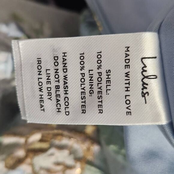 Lulus Strapless Blue Cocktail Dress NWT Size Medium Blue Wedding Guest Dress - Picture 9 of 10